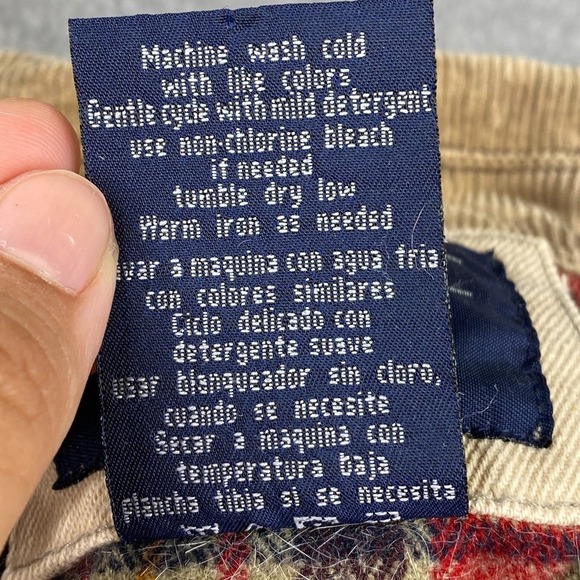 Faded Glory Womens Chore Coat Large Corduroy Collar Plaid Canvas Barn Jacket. - Picture 9 of 9